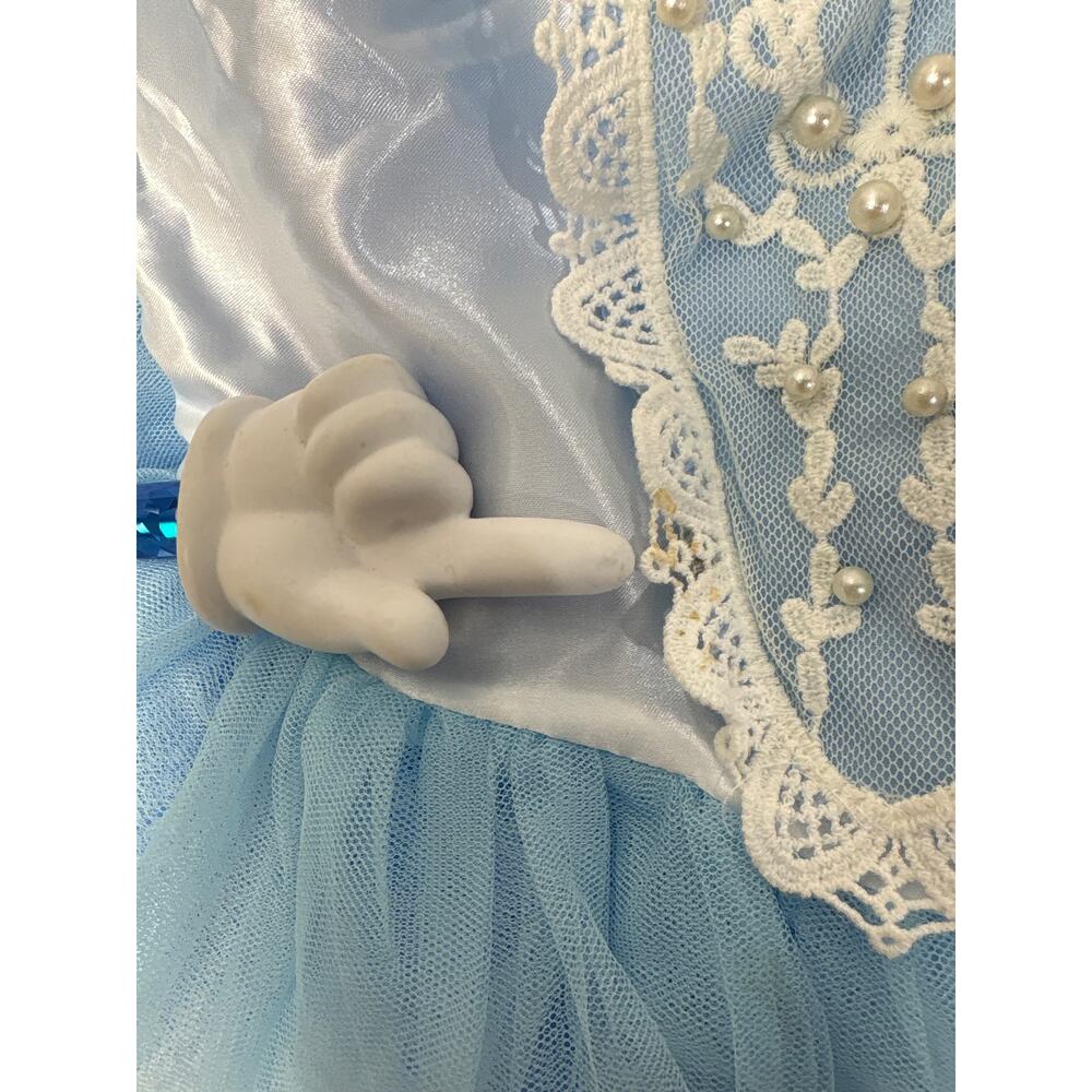 Child girl Classic blue Cinderella dress, cape&purse 6-8 yrs Halloween costume - Picture 9 of 9
